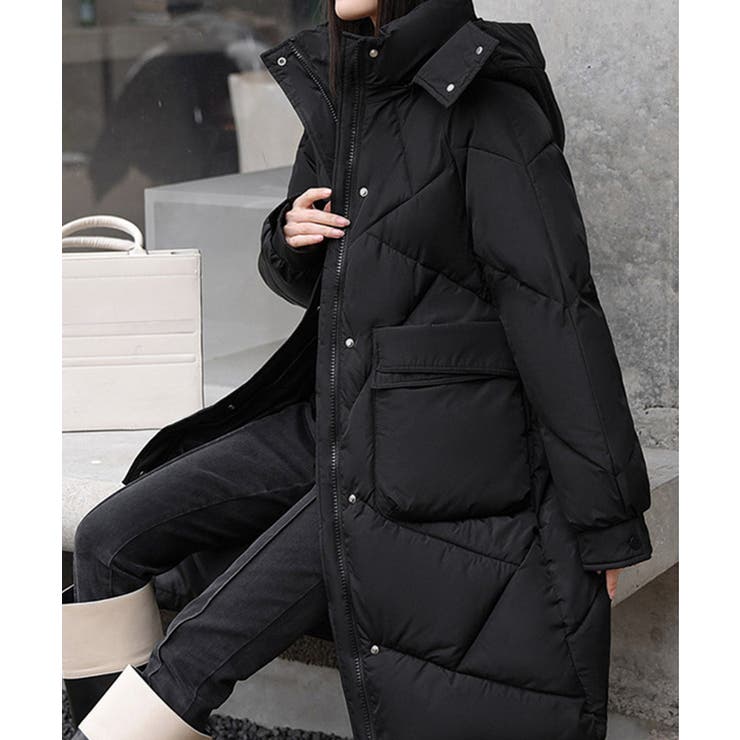 フェイクダウンコート ロング 中綿コード | SUNSHINE CLOSET | 詳細画像5 