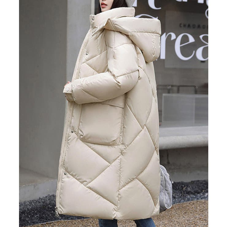 フェイクダウンコート ロング 中綿コード | SUNSHINE CLOSET | 詳細画像8 