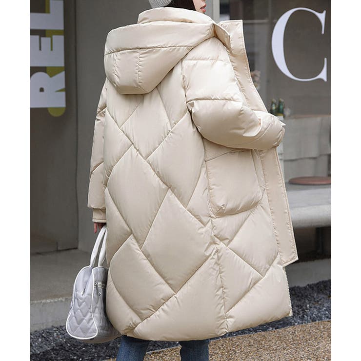 フェイクダウンコート ロング 中綿コード | SUNSHINE CLOSET | 詳細画像9 