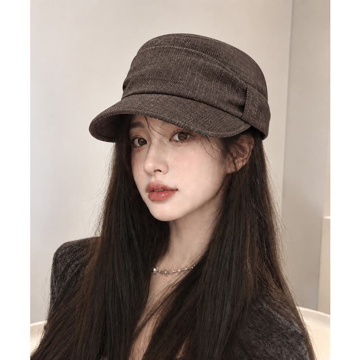 立体シルエットマドロスハットつば付き帽子リボンワークキャップ小顔見えレディース秋… | SUNSHINE CLOSET | 詳細画像1 
