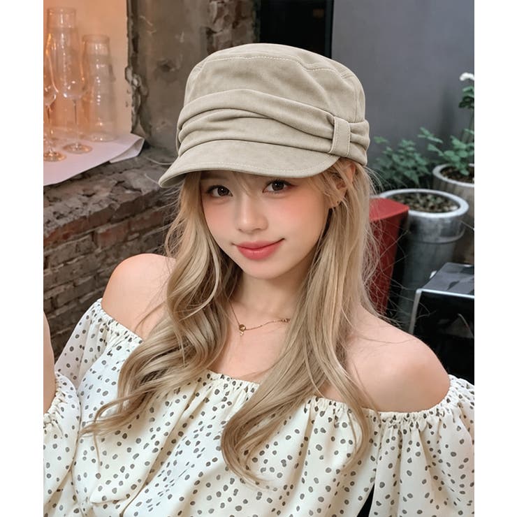 クラシカルつば付きワークキャップサイズ調節可能 シンプル無地大人カジュアルぼうし… | SUNSHINE CLOSET | 詳細画像11 