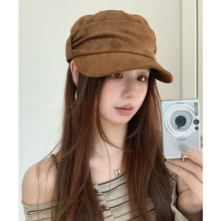 クラシカルつば付きワークキャップサイズ調節可能 シンプル無地大人カジュアルぼうし… | SUNSHINE CLOSET | 詳細画像16 