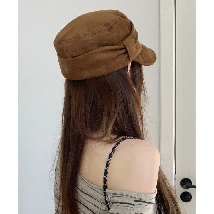 クラシカルつば付きワークキャップサイズ調節可能 シンプル無地大人カジュアルぼうし… | SUNSHINE CLOSET | 詳細画像17 