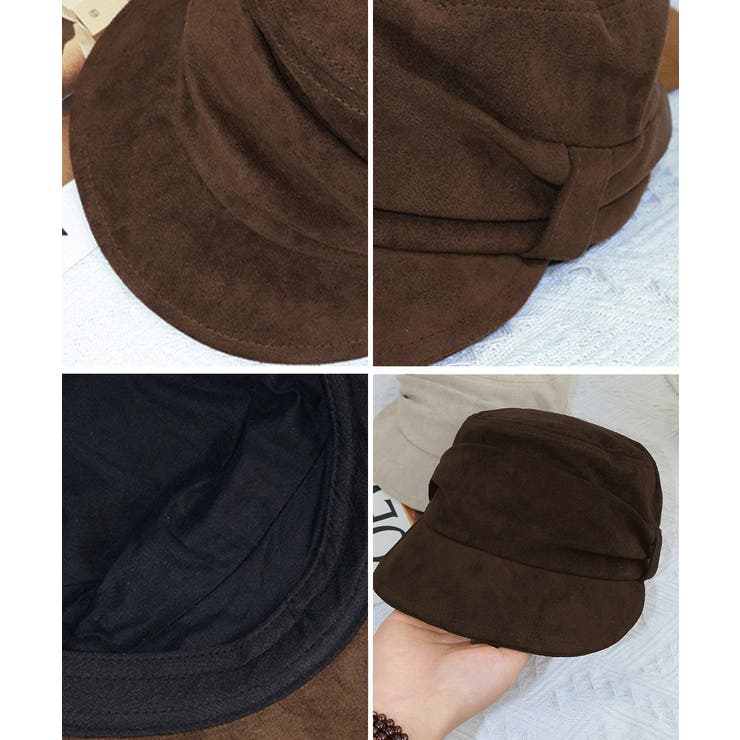 クラシカルつば付きワークキャップサイズ調節可能 シンプル無地大人カジュアルぼうし… | SUNSHINE CLOSET | 詳細画像27 