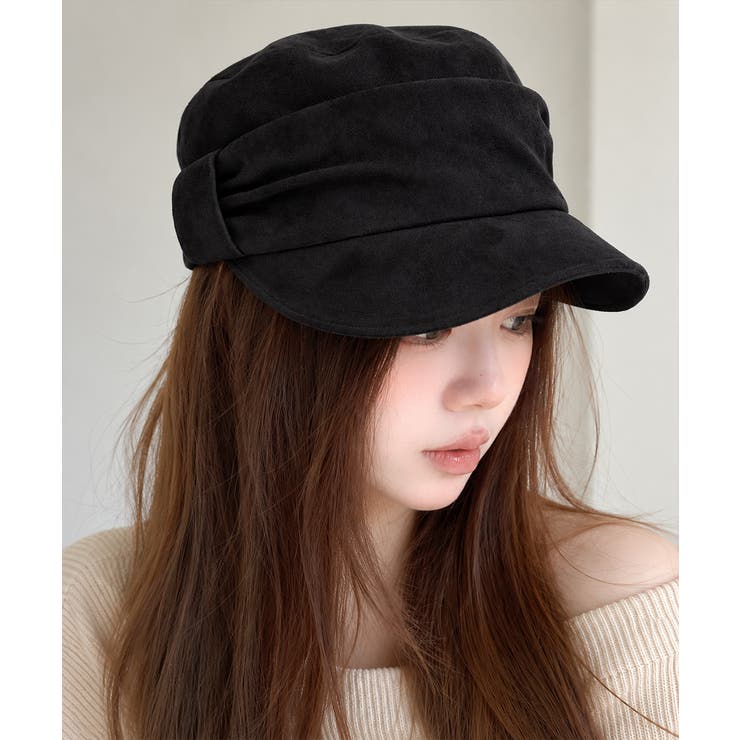クラシカルつば付きワークキャップサイズ調節可能 シンプル無地大人カジュアルぼうし… | SUNSHINE CLOSET | 詳細画像7 