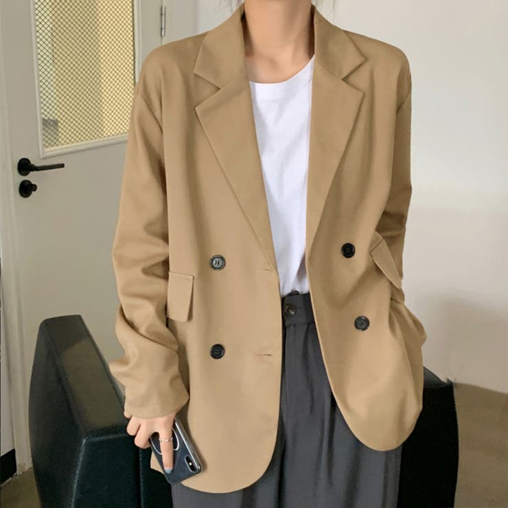 ダブルテーラードジャケットレディース春夏 | SUNSHINE CLOSET | 詳細画像1 