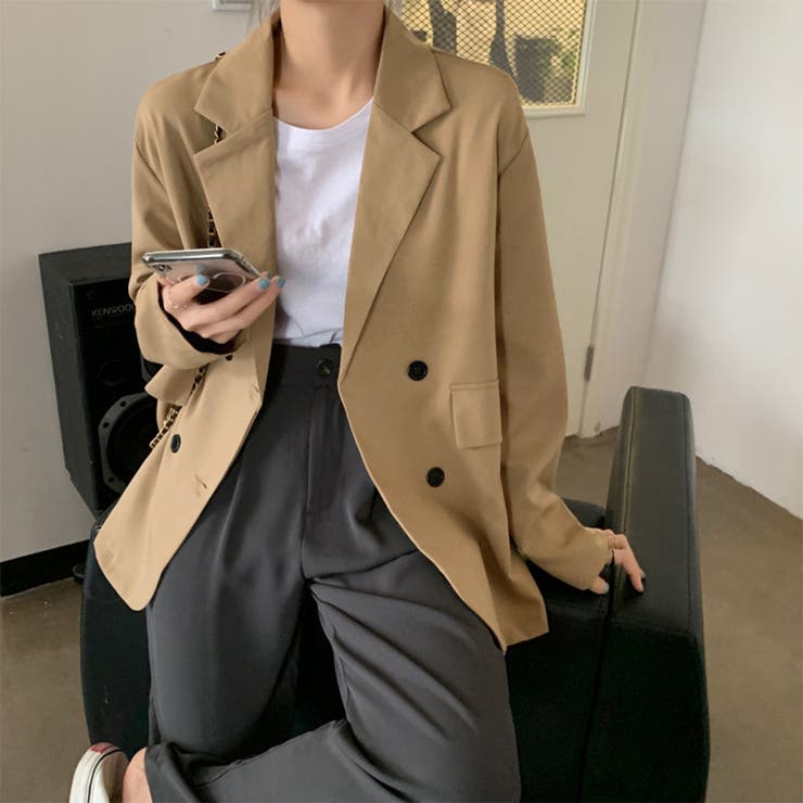 ダブルテーラードジャケットレディース春夏 | SUNSHINE CLOSET | 詳細画像9 