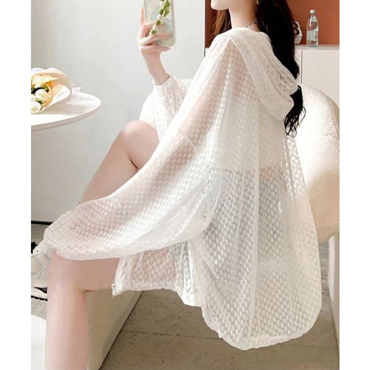 シアーシャツ レディース 夏カーディガン | SUNSHINE CLOSET | 詳細画像12 