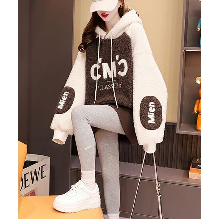 ボアフリースパーカーもこもこ フーディー | SUNSHINE CLOSET | 詳細画像11 