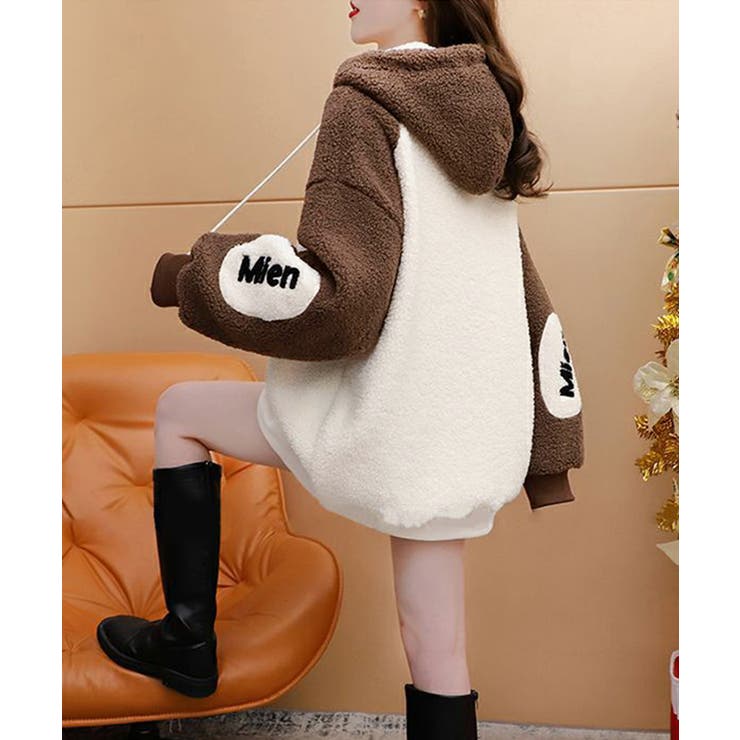 ボアフリースパーカーもこもこ フーディー | SUNSHINE CLOSET | 詳細画像15 