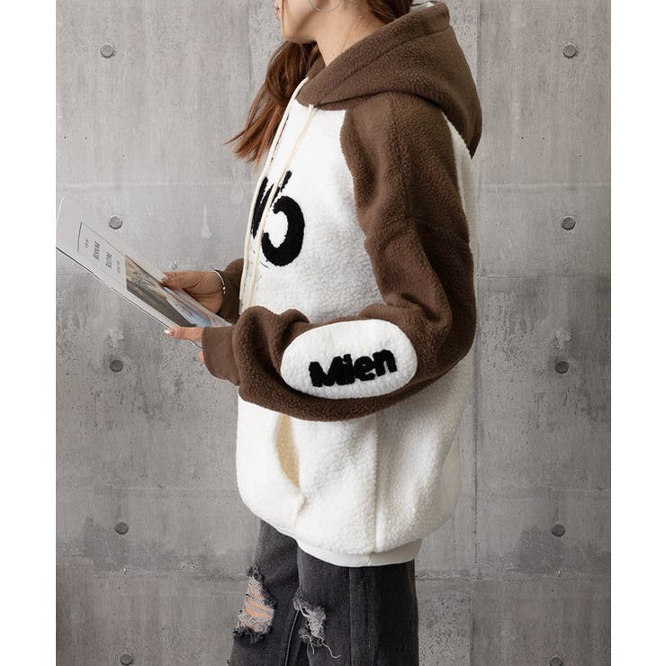 ボアフリースパーカーもこもこ フーディー | SUNSHINE CLOSET | 詳細画像18 