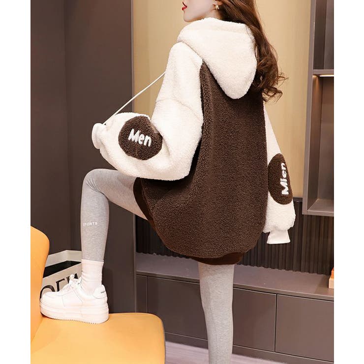 ボアフリースパーカーもこもこ フーディー | SUNSHINE CLOSET | 詳細画像4 