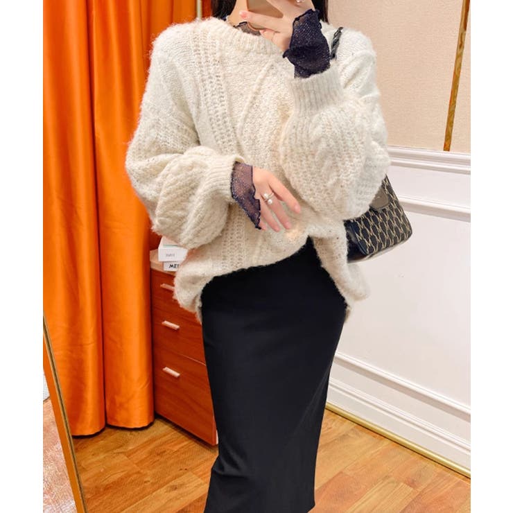 ラメ入り シースルートップス セクシー | SUNSHINE CLOSET | 詳細画像15 