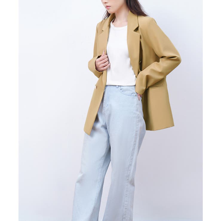 ダブルボタンテーラードジャケットミドル丈 | SUNSHINE CLOSET | 詳細画像15 