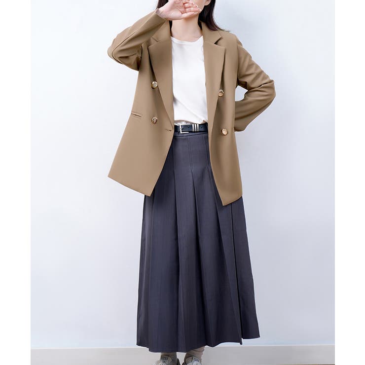 ダブルボタンテーラードジャケットミドル丈 | SUNSHINE CLOSET | 詳細画像19 