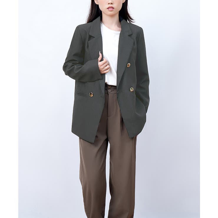 ダブルボタンテーラードジャケットミドル丈 | SUNSHINE CLOSET | 詳細画像21 