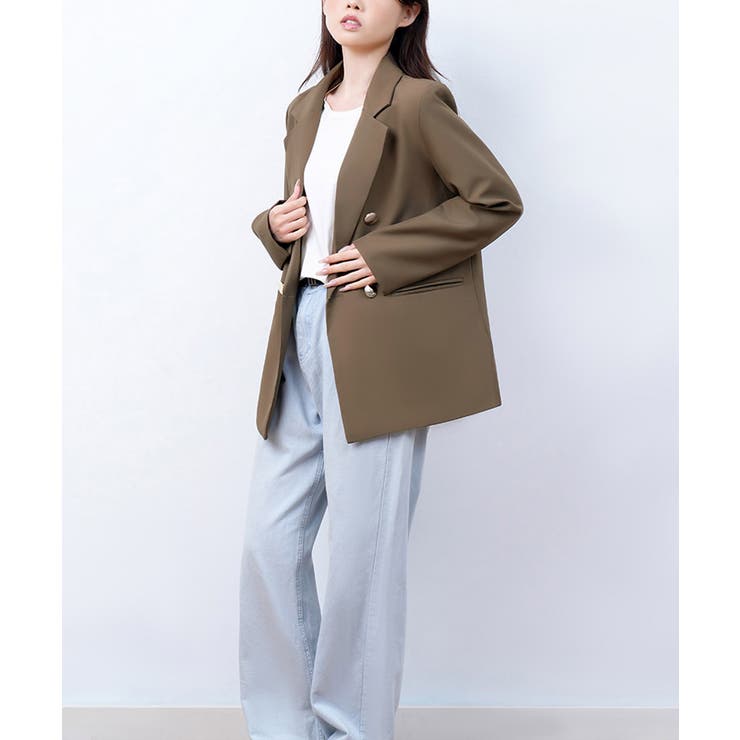 ダブルボタンテーラードジャケットミドル丈 | SUNSHINE CLOSET | 詳細画像27 