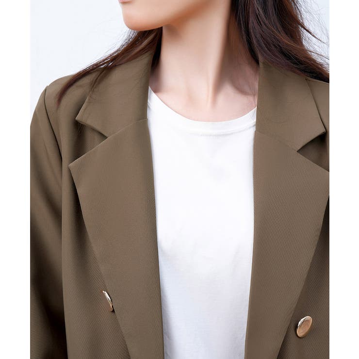 ダブルボタンテーラードジャケットミドル丈 | SUNSHINE CLOSET | 詳細画像28 