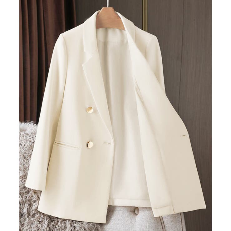 ダブルボタンテーラードジャケットミドル丈 | SUNSHINE CLOSET | 詳細画像37 