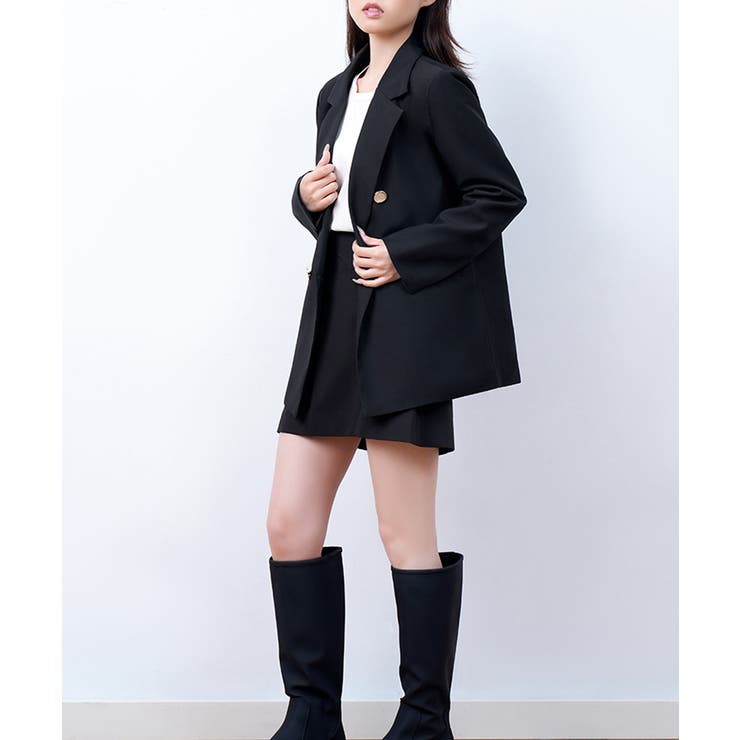 ダブルボタンテーラードジャケットミドル丈 | SUNSHINE CLOSET | 詳細画像5 