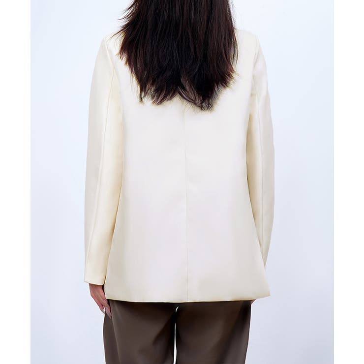 ダブルボタンテーラードジャケットミドル丈 | SUNSHINE CLOSET | 詳細画像9 