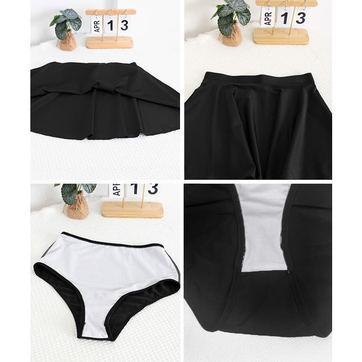 レディース セクシークロスバンドゥビキニ ハイウエストフリルミニスカート水着セッ… | SUNSHINE CLOSET | 詳細画像30 