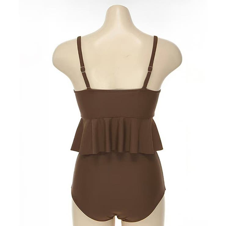 レディースフリル水着2点セット 胸元ツイストトップス ハイウエスショーツ | SUNSHINE CLOSET | 詳細画像17 