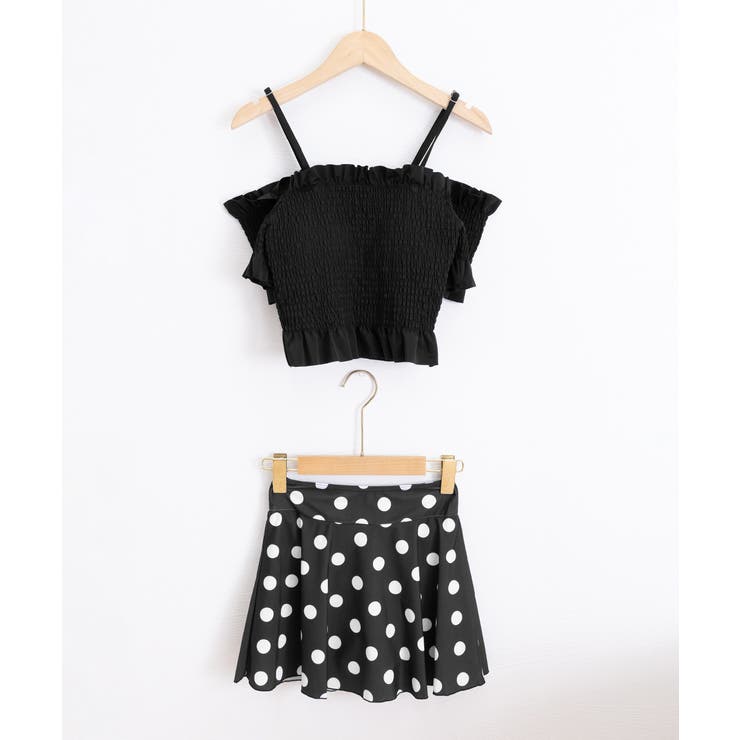 オフショル水着セット フリルスイムウェア シャーリングトップ | SUNSHINE CLOSET | 詳細画像14 