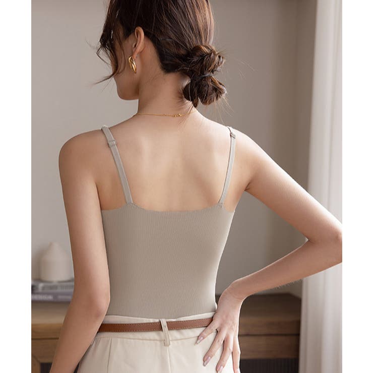 カップ付きキャミソール 韓国風ブラトップ | SUNSHINE CLOSET | 詳細画像10 