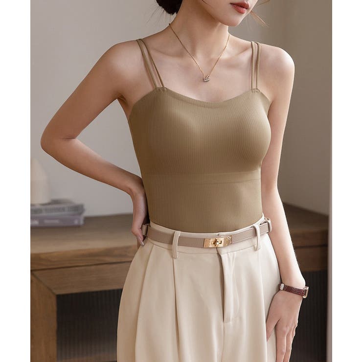 カップ付きキャミソール 韓国風ブラトップ | SUNSHINE CLOSET | 詳細画像11 