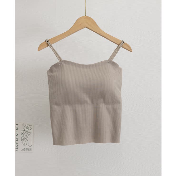 カップ付きキャミソール 韓国風ブラトップ | SUNSHINE CLOSET | 詳細画像15 