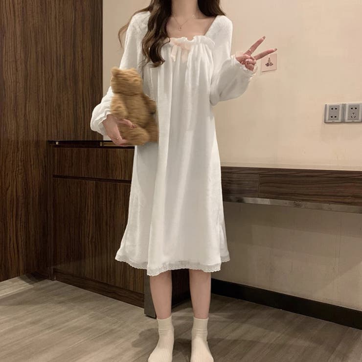 フリースパジャマ 韓国ルームウェア 秋冬 | SUNSHINE CLOSET | 詳細画像10 