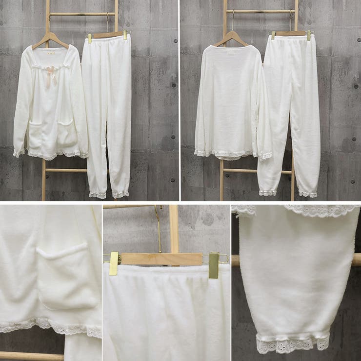 フリースパジャマ 韓国ルームウェア 秋冬 | SUNSHINE CLOSET | 詳細画像3 