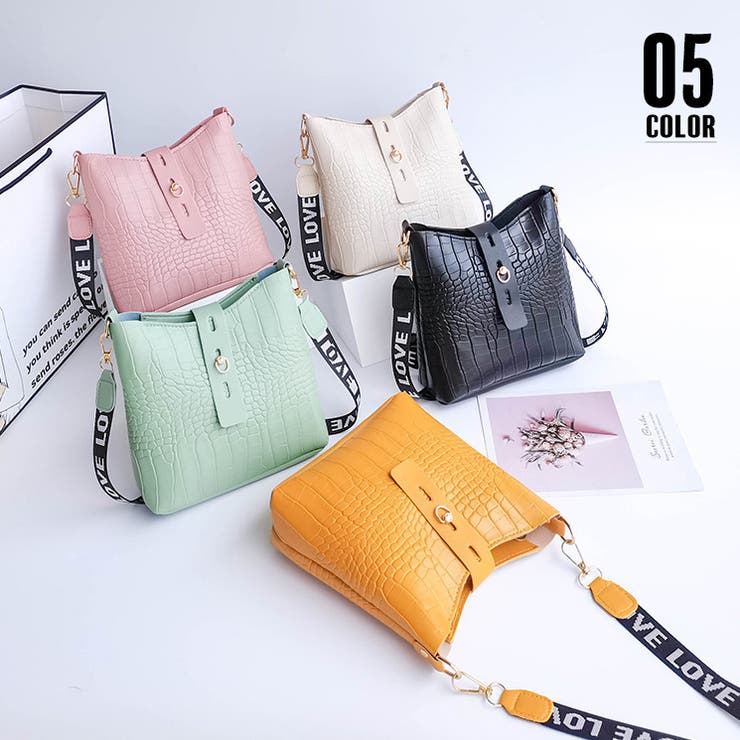 ミニショルダーバッグ クロコ型押し 春夏 | SUNSHINE CLOSET | 詳細画像1 