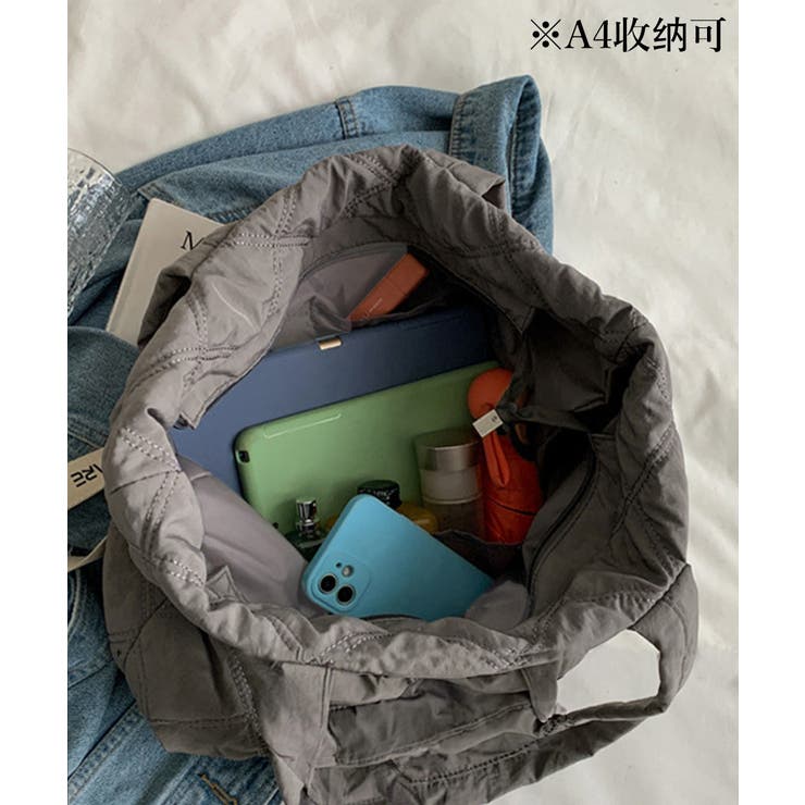 キルティングバッグ トートバッグ 大容量 | SUNSHINE CLOSET | 詳細画像15 