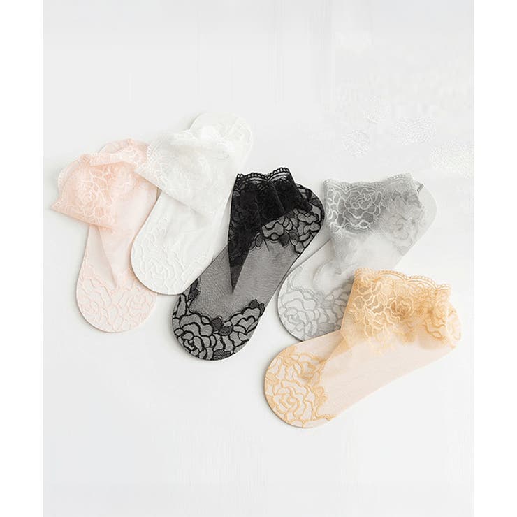 レースソックス レディース シースルー | SUNSHINE CLOSET | 詳細画像12 