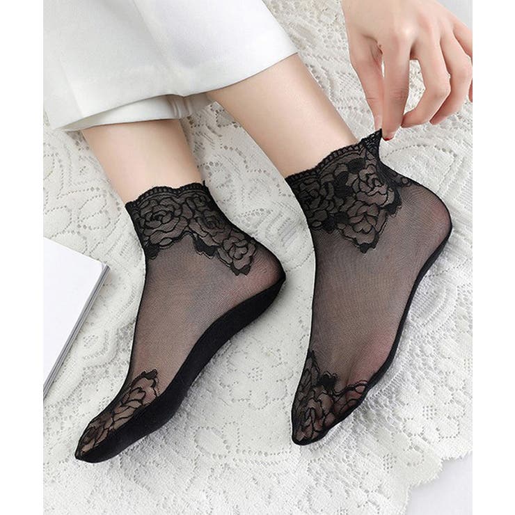 レースソックス レディース シースルー | SUNSHINE CLOSET | 詳細画像5 