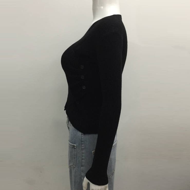 リブニット レディース カシュクール風 | SUNSHINE CLOSET | 詳細画像7 