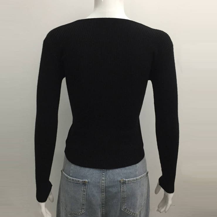 リブニット レディース カシュクール風 | SUNSHINE CLOSET | 詳細画像8 