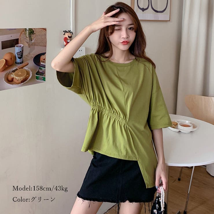 ギャザー トップス Tシャツ | SUNSHINE CLOSET | 詳細画像7 