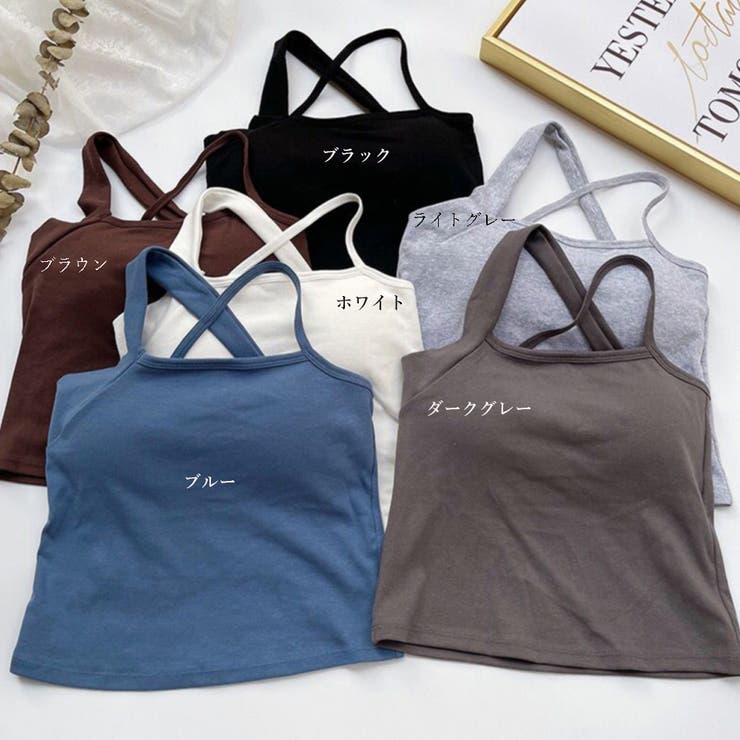 アシンメトリーキャミタンク 重ね着 春 | SUNSHINE CLOSET | 詳細画像2 