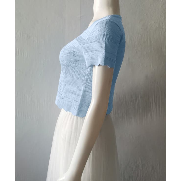 ニットカーディガン 韓国風透かしニット | SUNSHINE CLOSET | 詳細画像14