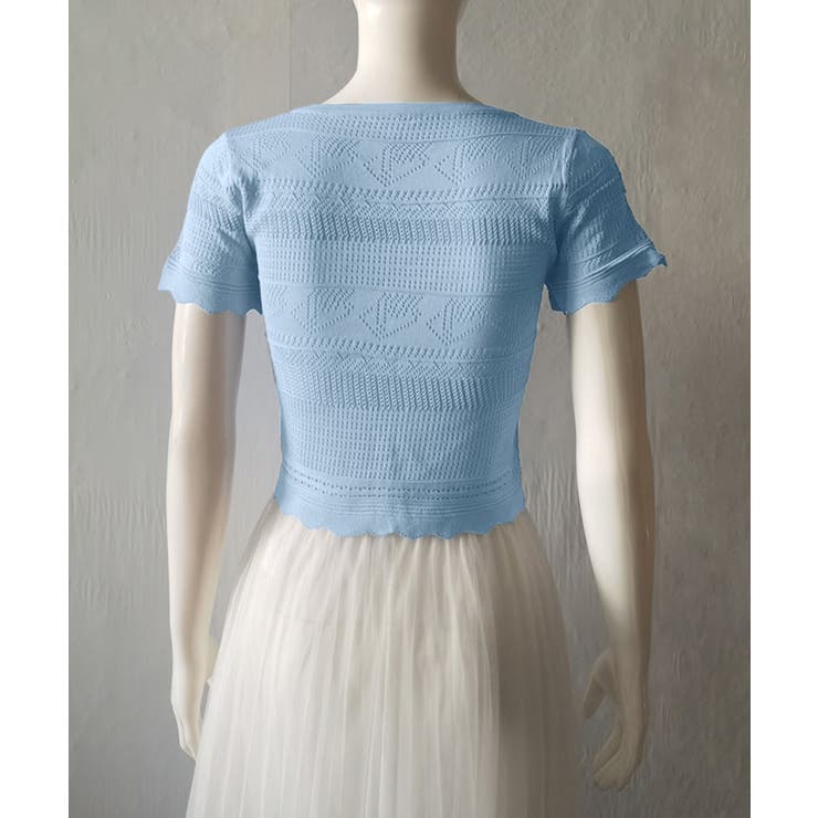 ニットカーディガン 韓国風透かしニット | SUNSHINE CLOSET | 詳細画像15