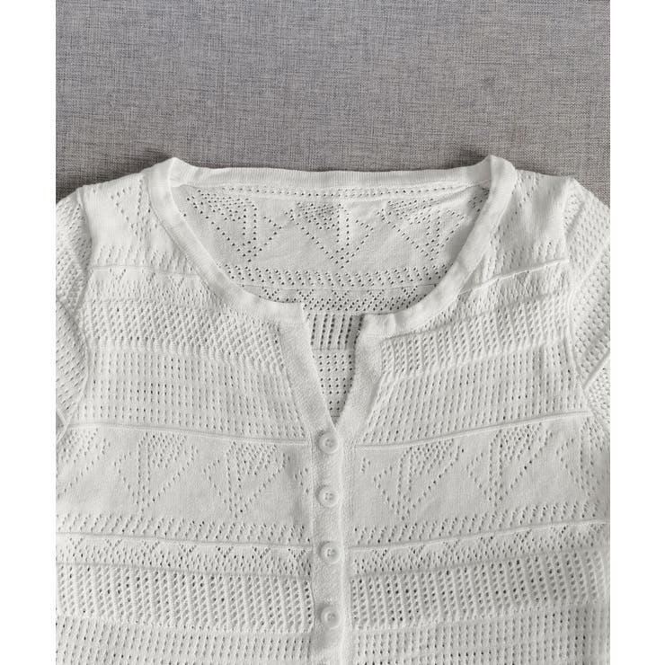 ニットカーディガン 韓国風透かしニット | SUNSHINE CLOSET | 詳細画像17