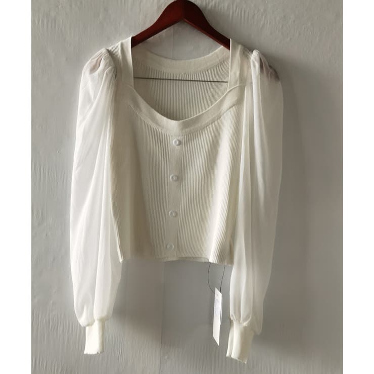 シャツブラウス 袖切り替え ニットソー | SUNSHINE CLOSET | 詳細画像17 