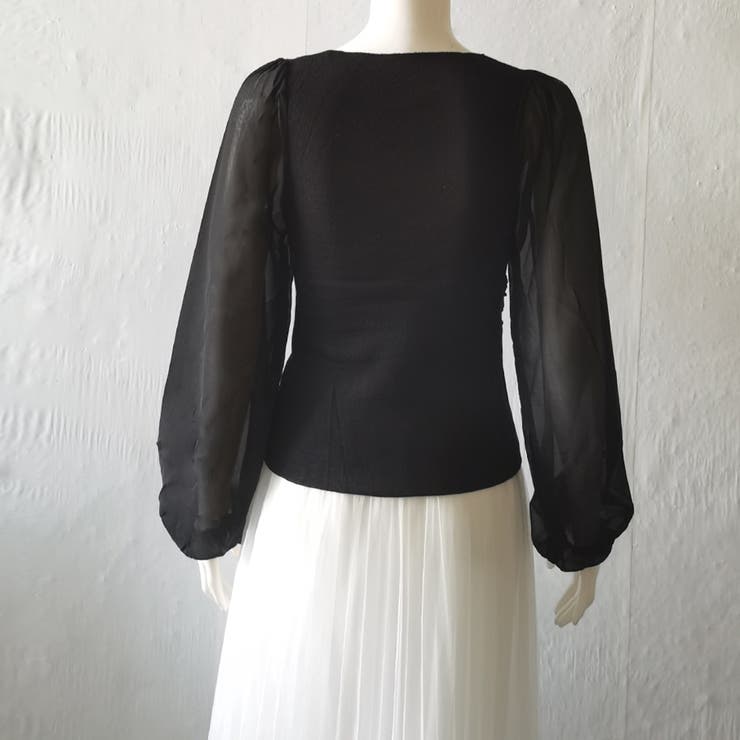 ギャザー ニット ブラウス | SUNSHINE CLOSET | 詳細画像17 