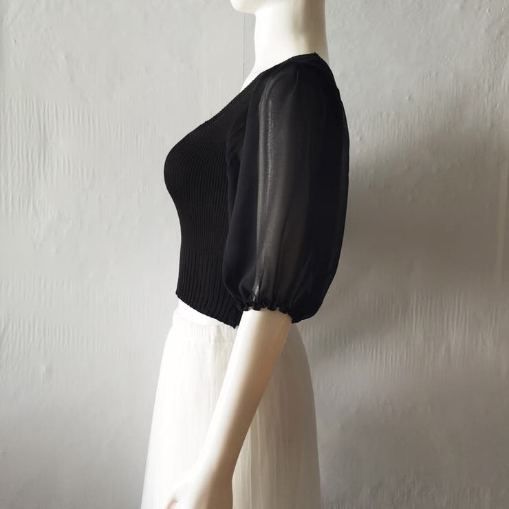 ニットトップス 袖切り替えサマーニット 春 | SUNSHINE CLOSET | 詳細画像15 