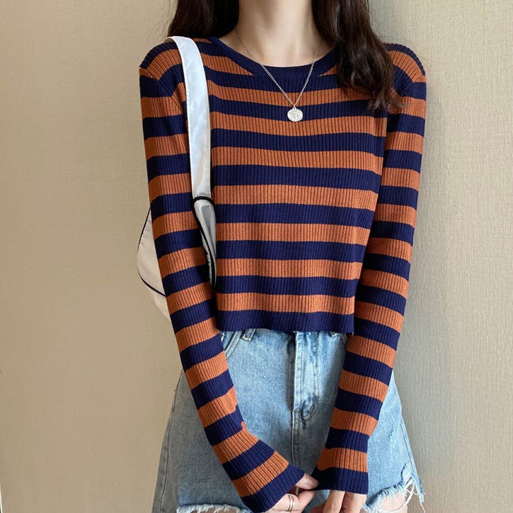 ボーダー柄ニットトップス レディース 春 | SUNSHINE CLOSET | 詳細画像10 