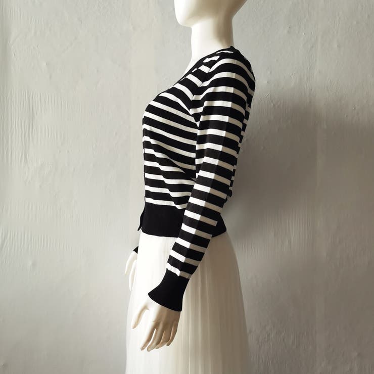 ボーダー柄 ニットカーディガン 風 | SUNSHINE CLOSET | 詳細画像12 