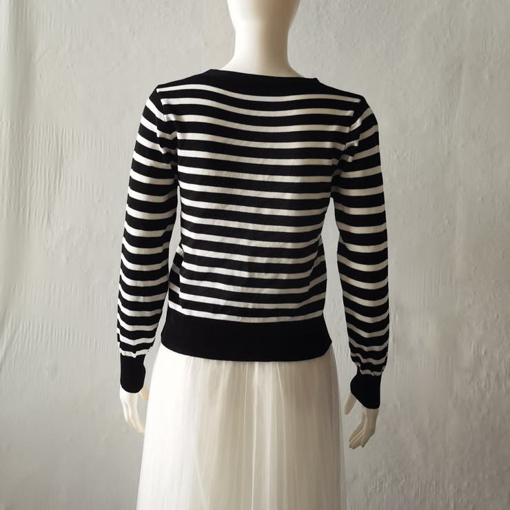 ボーダー柄 ニットカーディガン 風 | SUNSHINE CLOSET | 詳細画像13 